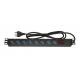 LINK MULTIPRESA DA RACK 19 8 PRESE UNIVERSALI CON INTERRUTTORE SPINA ITALIANA 16A - ARMADI RACK ACCESSORI | TecnoCARE.net Sabaudia, Latina, Terracina, San Felice Circeo e Pontinia
