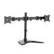 LINK BRACCIO SUPPORTO DA TAVOLO CON BASE PER 2 MONITOR 13-27 FINO A 8 KG A 3 SNODI - WALL MOUNT | TecnoCARE.net Sabaudia, Latina, Terracina, San Felice Circeo e Pontinia