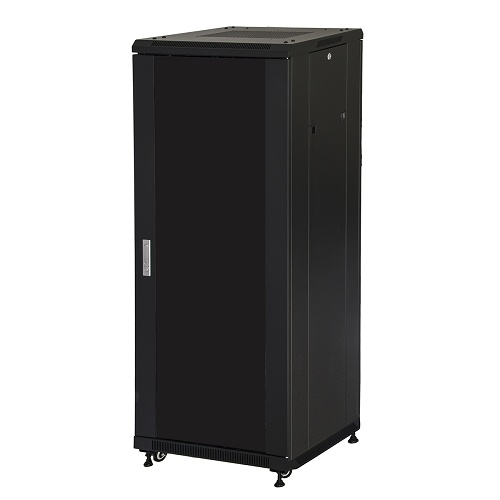 LINK ARMADIO RACK 19 27U (A)1388 (L)600 (P)600 COLORE NERO PORTA VETRO - ARMADI RACK | TecnoCARE.net Sabaudia, Latina, Terracina, San Felice Circeo e Pontinia
