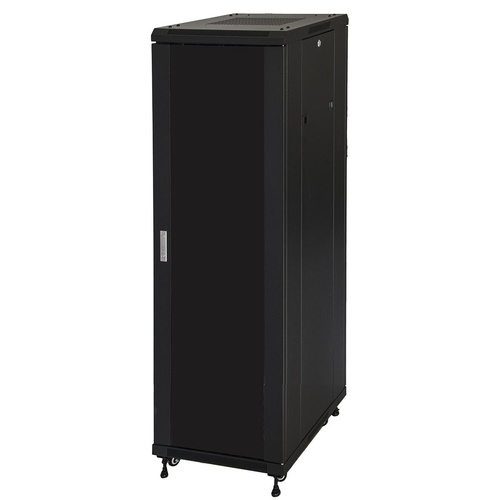 LINK ARMADIO RACK 19 42U (A)2055, (L)600, (P)600 COLORE NERO PORTA VETRO - ARMADI RACK | TecnoCARE.net Sabaudia, Latina, Terracina, San Felice Circeo e Pontinia