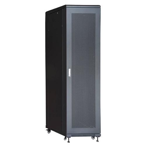 LINK ARMADIO RACK 19 42U (A)2055, (L)600, (P)1000 COLORE NERO PORTA TRAFORATA - ARMADI RACK | TecnoCARE.net Sabaudia, Latina, Terracina, San Felice Circeo e Pontinia