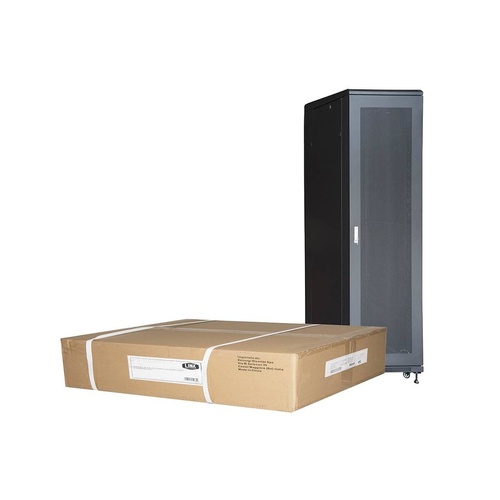 LINK ARMADIO RACK 19 42U (A)2055, (L)600, (P)1000 COLORE NERO DISASSEMBLATO PORTA TRAFORATA - ARMADI RACK | TecnoCARE.net Sabaudia, Latina, Terracina, San Felice Circeo e Pontinia