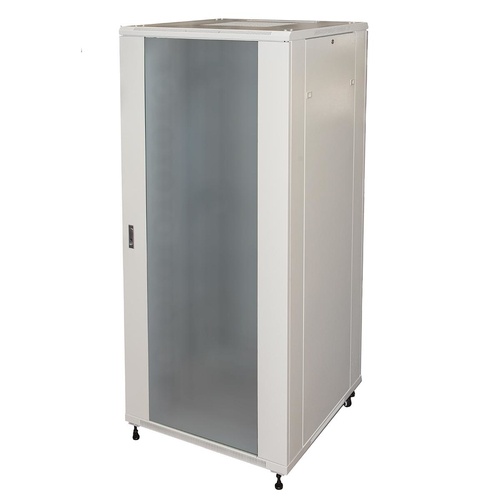LINK ARMADIO RACK 19 42U (A)2055, (L)800, (P)800 COLORE GRIGIO PORTA VETRO CON GUIDACAVI  LATERALE - ARMADI RACK | TecnoCARE.net Sabaudia, Latina, Terracina, San Felice Circeo e Pontinia