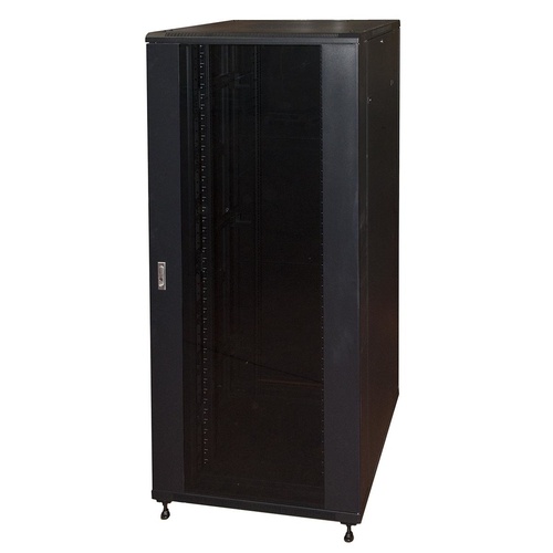 LINK ARMADIO RACK 19 42U (A)2055, (L)800, (P)800 COLORE NERO PORTA VETRO CON GUIDACAVI LATERALE - ARMADI RACK | TecnoCARE.net Sabaudia, Latina, Terracina, San Felice Circeo e Pontinia