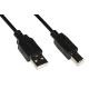 LINK LINK CAVO USB 2.0 CONNETTORI A-B IN RAME MT 1,80 NERO - CAVI USB | TecnoCARE.net Sabaudia, Latina, Terracina, San Felice Circeo e Pontinia