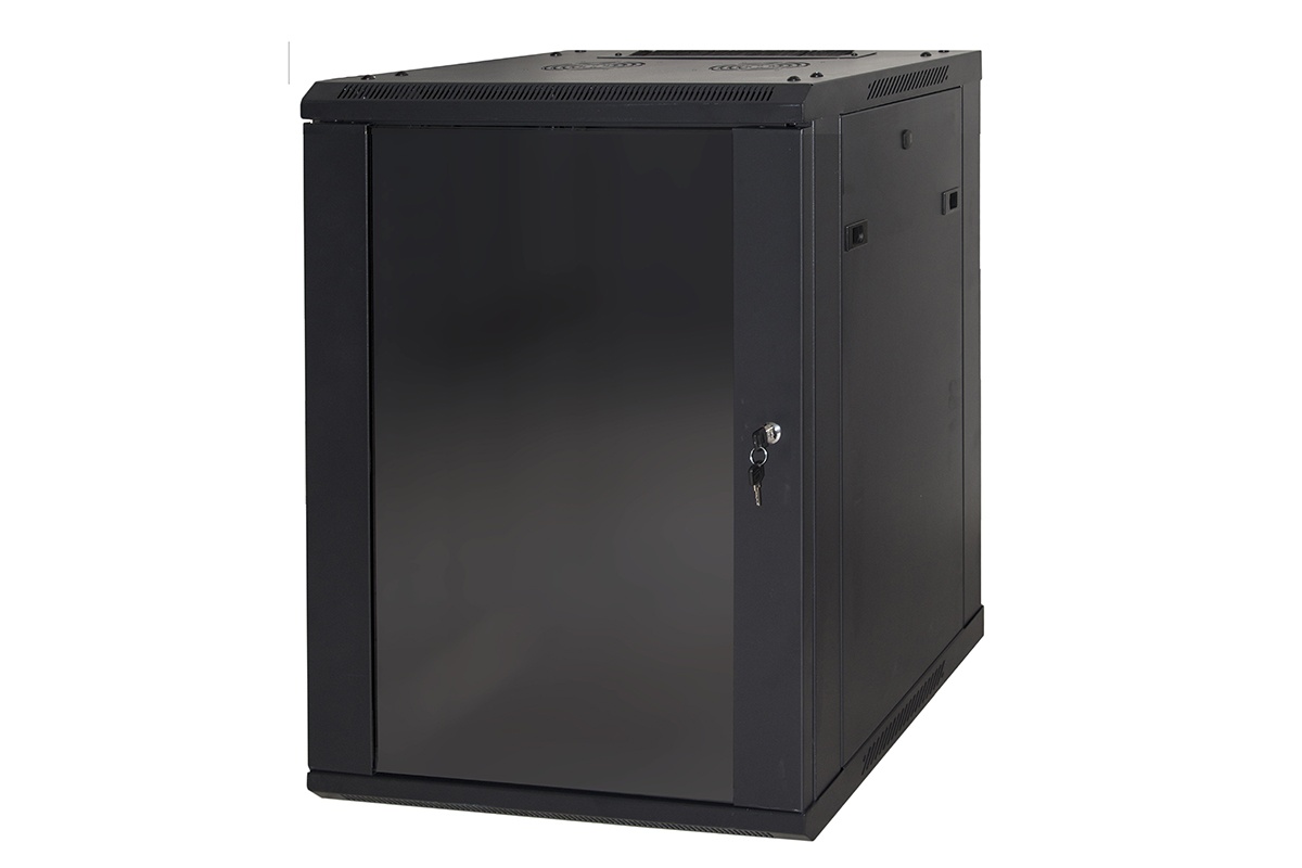 LINK ARMADIO RACK 19 12 UNITA DA MURO (A) 635 x (L) 600 x (P) 450 NERO DISASSEMBLATO PORTA VETRO - ARMADI RACK | TecnoCARE.net Sabaudia, Latina, Terracina, San Felice Circeo e Pontinia