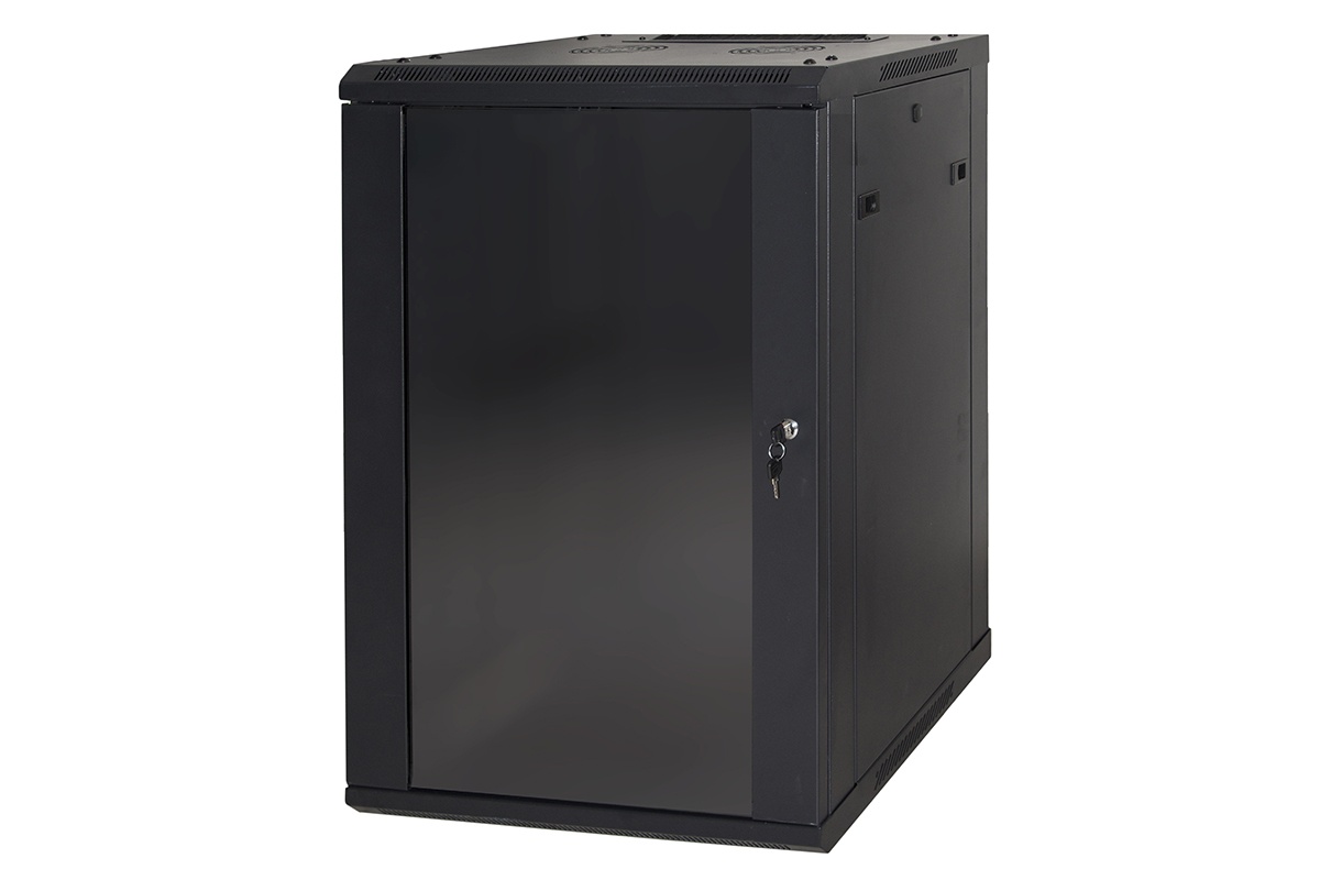 LINK ARMADIO RACK 19 15 UNITA DA MURO (A) 770 x (L) 600 x (P) 450 NERO DISASSEMBLATO PORTA VETRO - ARMADI RACK | TecnoCARE.net Sabaudia, Latina, Terracina, San Felice Circeo e Pontinia