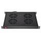 LINK RIPIANO PER ARMADI RACK 19 CON 4 VENTOLE NERO 4 AGGANCI 483x330x44mm CON TERMOSTATO - ARMADI RACK ACCESSORI | TecnoCARE.net Sabaudia, Latina, Terracina, San Felice Circeo e Pontinia