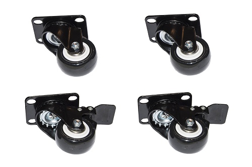 LINK SET 4 RUOTE PER ARMADI 19 LINK  COLORE NERO - ARMADI RACK ACCESSORI | TecnoCARE.net Sabaudia, Latina, Terracina, San Felice Circeo e Pontinia