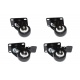 LINK SET 4 RUOTE PER ARMADI 19 LINK  COLORE NERO - ARMADI RACK ACCESSORI | TecnoCARE.net Sabaudia, Latina, Terracina, San Felice Circeo e Pontinia