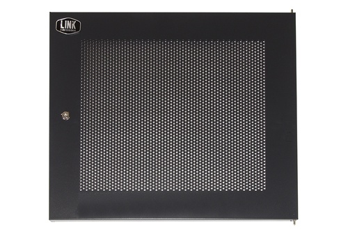LINK PORTA METALLO TRAFORATA CON SERRATURA PER ARMADIO LINK 12U LK 1912UNF NERO - ARMADI RACK ACCESSORI | TecnoCARE.net Sabaudia, Latina, Terracina, San Felice Circeo e Pontinia