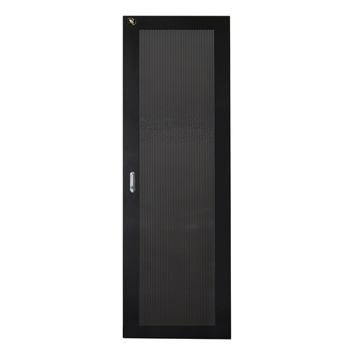 LINK PORTA IN METALLO TRAFORATA NERA PER ARMADI LINK 42U LARGHEZZA 600MM CON SERRATURA - ARMADI RACK ACCESSORI | TecnoCARE.net Sabaudia, Latina, Terracina, San Felice Circeo e Pontinia
