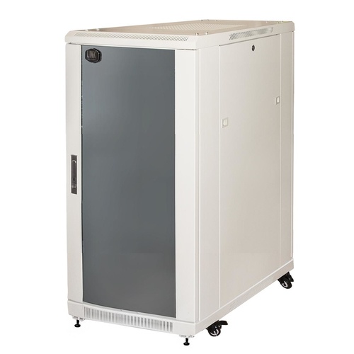 LINK ARMADIO RACK PER RETI 19 22U (A)1166, (L)600, (P)800 COLORE GRIGIO PORTA VETRO - ARMADI RACK | TecnoCARE.net Sabaudia, Latina, Terracina, San Felice Circeo e Pontinia