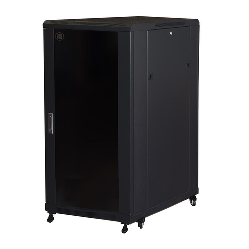 LINK ARMADIO RACK PER RETI 19 22U (A)1166, (L)600, (P)800 COLORE NERO PORTA VETRO - ARMADI RACK | TecnoCARE.net Sabaudia, Latina, Terracina, San Felice Circeo e Pontinia