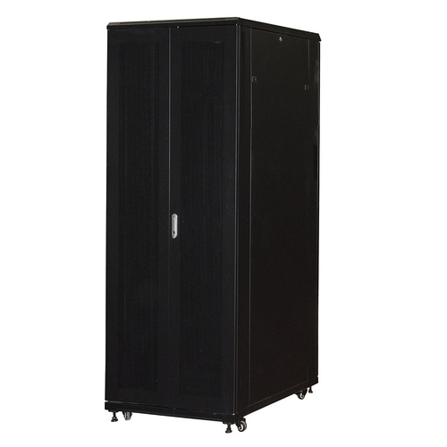 LINK ARMADIO RACK 19 42U (A)2055, (L)800, (P)1000 PORTA TRAFORATA COLORE NERO CON GUIDACAVI  LATERALE - ARMADI RACK | TecnoCARE.net Sabaudia, Latina, Terracina, San Felice Circeo e Pontinia