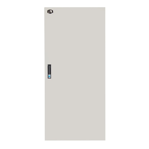 LINK PORTA CHIUSA IN METALLO PIENO CON SERRATURA PER ARMADIO LINK 27U 600 MM GRIGIO - ARMADI RACK ACCESSORI | TecnoCARE.net Sabaudia, Latina, Terracina, San Felice Circeo e Pontinia