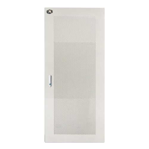 LINK PORTA METALLO TRAFORATA CON SERRATURA PER ARMADIO LINK 27U 600 MM GRIGIO - ARMADI RACK ACCESSORI | TecnoCARE.net Sabaudia, Latina, Terracina, San Felice Circeo e Pontinia