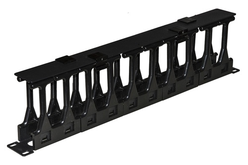 LINK PANNELLO GUIDACAVI PER ARMADI RACK 19 1U A GABBIA COLORE NERO, ALTA DENSITA PROFONDITA 11 CM CON COPERCHIO APRIBILE - ARMADI RACK ACCESSORI | TecnoCARE.net Sabaudia, Latina, Terracina, San Felice Circeo e Pontinia
