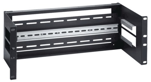 LINK STAFFA 4U PER ARMADI 19 PER INSTALLAZIONE DISPOSITIVI SU GUIDA DIN RAIL COLORE NERO - ARMADI RACK ACCESSORI | TecnoCARE.net Sabaudia, Latina, Terracina, San Felice Circeo e Pontinia