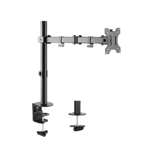 LINK LINK BRACCIO SUPPORTO DA TAVOLO CON MORSA A DUE SNODI PER VIDEO 13-32" FINO A 8 KG - ACCESSORI TV | TecnoCARE.net Sabaudia, Latina, Terracina, San Felice Circeo e Pontinia
