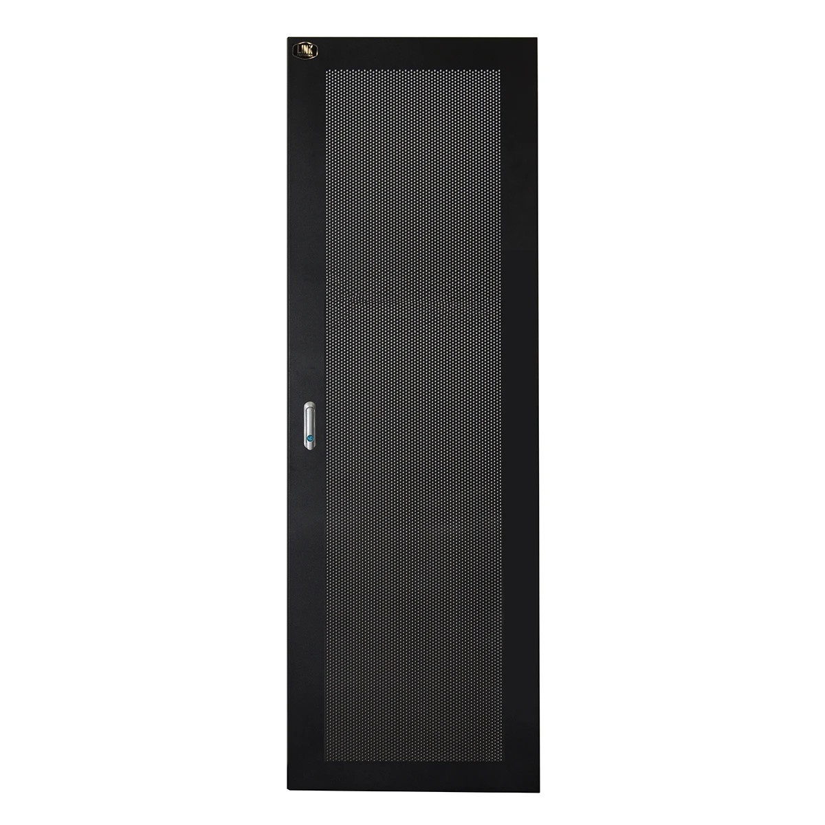 LINK PORTA IN METALLO TRAFORATA NERA PER ARMADI LINK 32U LARGHEZZA 600MM CON SERRATURA - ARMADI RACK ACCESSORI | TecnoCARE.net Sabaudia, Latina, Terracina, San Felice Circeo e Pontinia