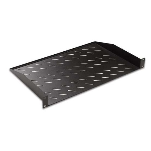 LINK RIPIANO PER ARMADIO 19 1 UNITA PROFONDITA 200 MM. (UNIVERSALE) 2 ATTACCHI (FRONTALI) COLORE NERO - ARMADI RACK ACCESSORI | TecnoCARE.net Sabaudia, Latina, Terracina, San Felice Circeo e Pontinia