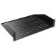 LINK RIPIANO PER ARMADIO 19 2 UNITA PROFONDITA 550 MM. (UNIVERSALE) 2 ATTACCHI (FRONTALI) COLORE NERO - ARMADI RACK ACCESSORI | TecnoCARE.net Sabaudia, Latina, Terracina, San Felice Circeo e Pontinia