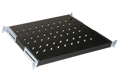 LINK RIPIANO UNIVERSALE PER ARMADIO RACK 19 ALLUNGABILE 370-450 MM CON 4 AGGANCI NERO - ARMADI RACK ACCESSORI | TecnoCARE.net Sabaudia, Latina, Terracina, San Felice Circeo e Pontinia