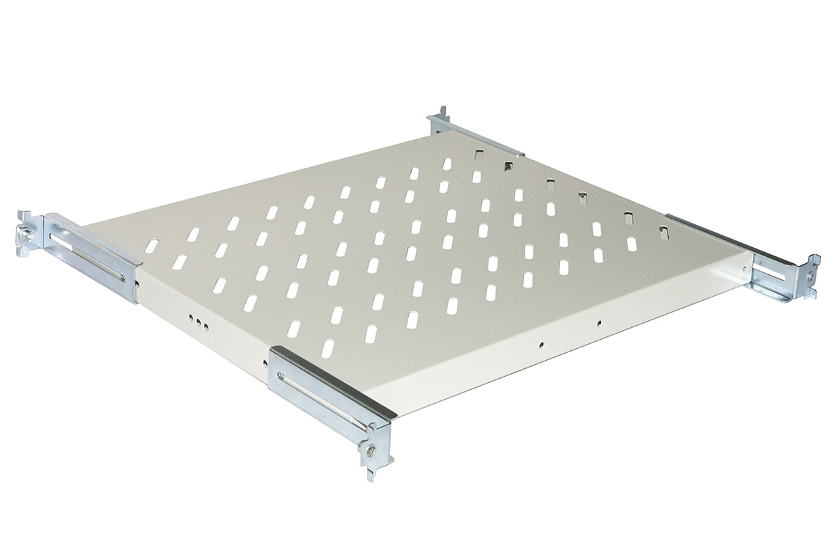 LINK RIPIANO UNIVERSALE PER ARMADIO RACK 19 ESTRAIBILE SU BINARI TELESCOPICI 1 UNITA GRIGIO 370 MM. - ARMADI RACK ACCESSORI | TecnoCARE.net Sabaudia, Latina, Terracina, San Felice Circeo e Pontinia