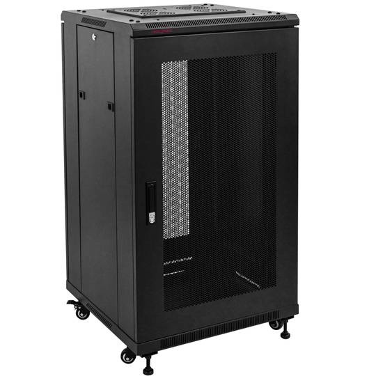 LINK ARMADIO RACK 19 27U (A)1388 (L)600 (P)600 COLORE NERO PORTA VETRO DA ASSEMBLARE - ARMADI RACK | TecnoCARE.net Sabaudia, Latina, Terracina, San Felice Circeo e Pontinia