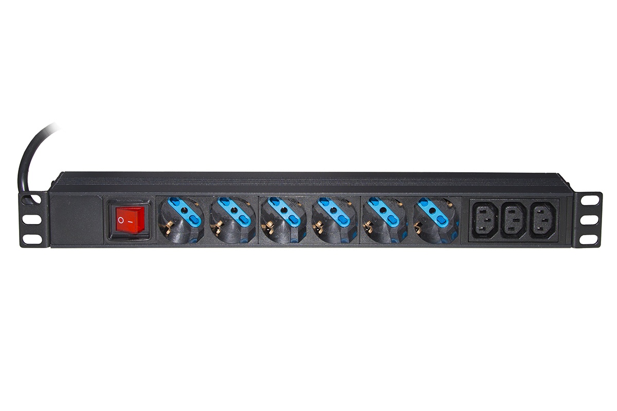 LINK MULTIPRESA DA RACK 19 6 PRESE UNIVERSALI CON INTERRUTTORE SPINA ITALIANA 16A E INTERRUTTORE CONTRO LE SOVRATENSIONI - ARMADI RACK ACCESSORI | TecnoCARE.net Sabaudia, Latina, Terracina, San Felice Circeo e Pontinia