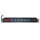 LINK MULTIPRESA DA RACK 19 6 PRESE UNIVERSALI CON INTERRUTTORE SPINA ITALIANA 16A E INTERRUTTORE CONTRO LE SOVRATENSIONI - ARMADI RACK ACCESSORI | TecnoCARE.net Sabaudia, Latina, Terracina, San Felice Circeo e Pontinia