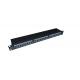 LINK PANNELLO PATCH PER RETI CON 24 PORTE RJ45 CAT 6 SCHERMATO 19 COLORE NERO - ARMADI RACK ACCESSORI | TecnoCARE.net Sabaudia, Latina, Terracina, San Felice Circeo e Pontinia