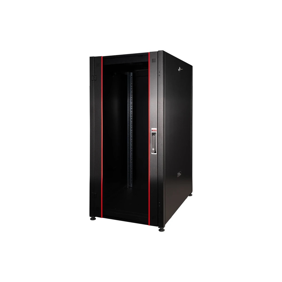 LINK ARMADIO RACK PER RETI 19 32U (A)1558, (L)600, (P)600 COLORE NERO PORTA VETRO SERIE EAVI - ARMADI RACK | TecnoCARE.net Sabaudia, Latina, Terracina, San Felice Circeo e Pontinia