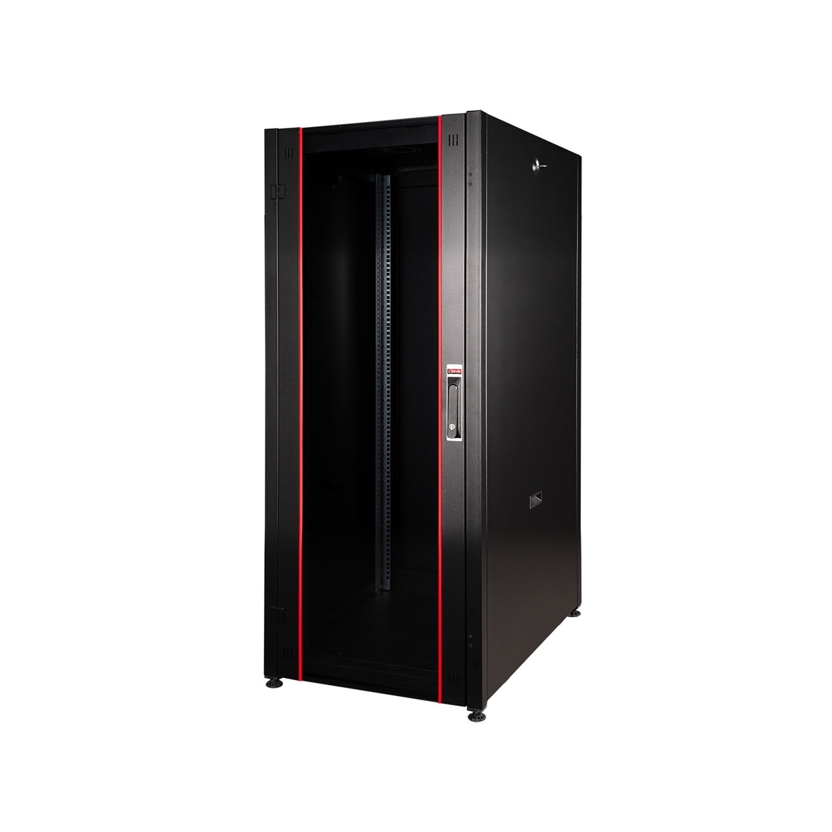 LINK ARMADIO RACK 19 26U 600X1000 SERIE EAVI PORTA VETRO COLORE NERO SERIE EAVI - ARMADI RACK | TecnoCARE.net Sabaudia, Latina, Terracina, San Felice Circeo e Pontinia