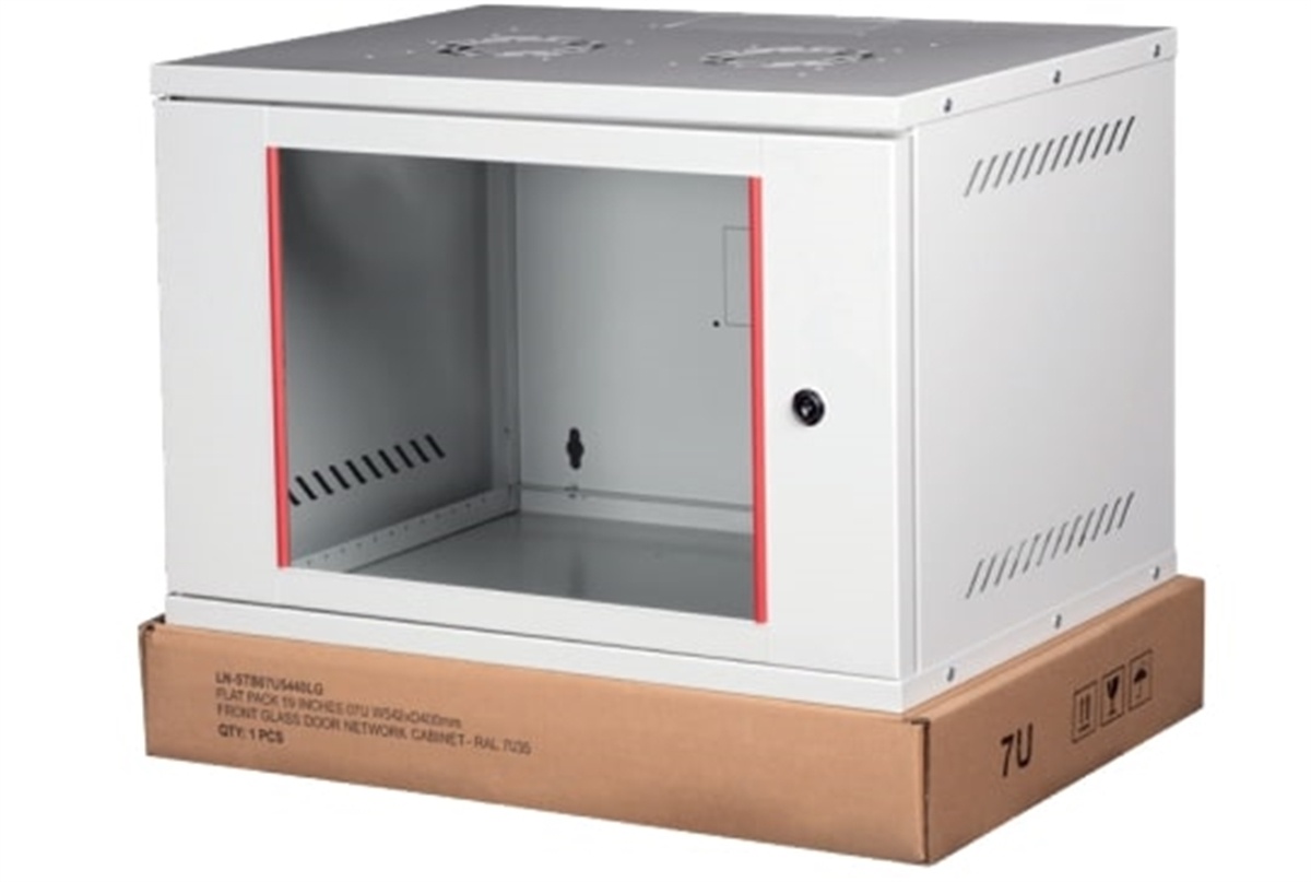 LINK ARMADIO RACK 19 A MURO 9U 19 (L) 542 mm (P) 400 mm COLORE GRIGIO DISASSEMBLATO - ARMADI RACK | TecnoCARE.net Sabaudia, Latina, Terracina, San Felice Circeo e Pontinia