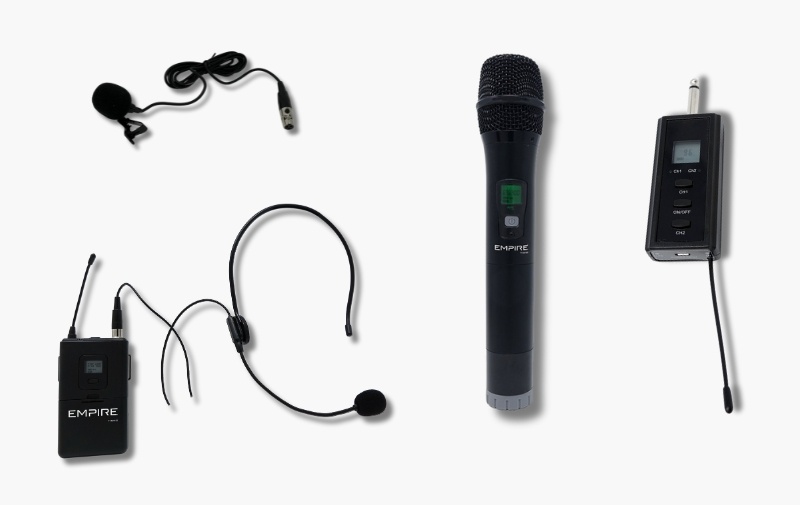 EMPIRE MEDIA EMPIRE MEDIA KIT RICEVITORE UHF + MIC ICE + MIC NECK - ACCESSORI VIDEOCONFERENZA | TecnoCARE.net Sabaudia, Latina, Terracina, San Felice Circeo e Pontinia