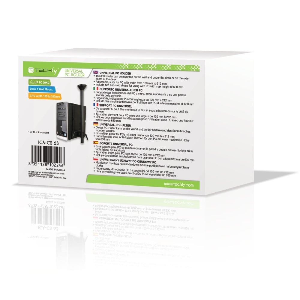 TECHLY Techly ICA-CS 63 Supporto per computer - COMPONENTI | TecnoCARE.net Sabaudia, Latina, Terracina, San Felice Circeo e Pontinia