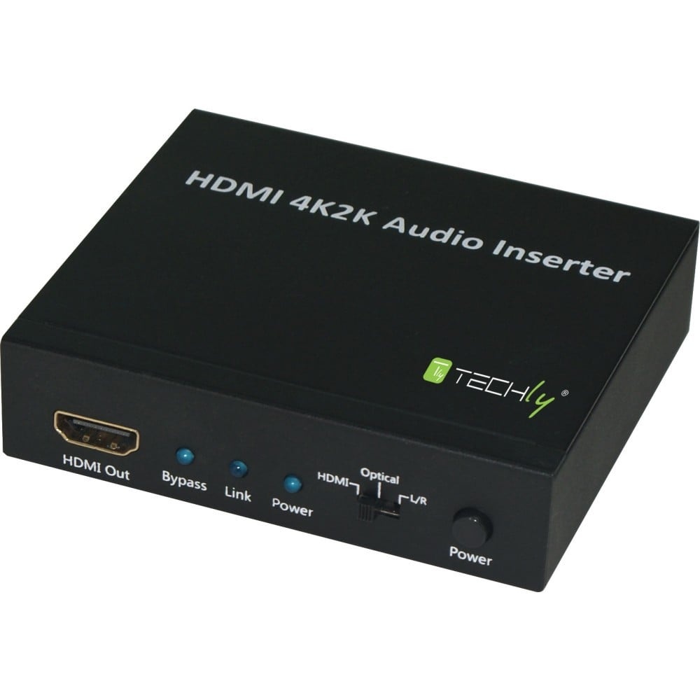 TECHLY Techly IDATA HDMI-AI4K Inseritore audio SPDIF 5.1CH, analogico 3.5mm 2CH a HDMI 4K30Hz - ELABORAZIONI E DISTRIBUZIONI DEL SEGNALE | TecnoCARE.net Sabaudia, Latina, Terracina, San Felice Circeo e Pontinia
