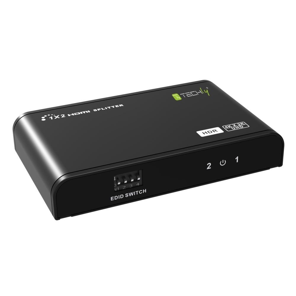TECHLY Techly IDATA HDMI2-4K2HDR Splitter HDMI 2.0 4K@60Hz 1x2 attivo HDR EDID - ELABORAZIONI E DISTRIBUZIONI DEL SEGNALE | TecnoCARE.net Sabaudia, Latina, Terracina, San Felice Circeo e Pontinia