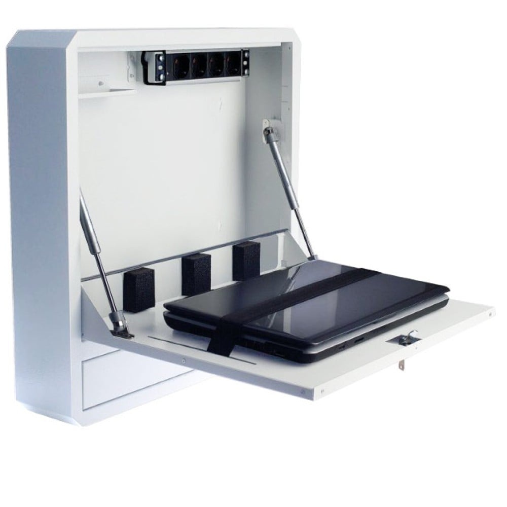 TECHLY Techly ICRLIM01W2 Armadietto per laptop da parete anti-furto da 19" con ripiano - Bianco - PC | TecnoCARE.net Sabaudia, Latina, Terracina, San Felice Circeo e Pontinia
