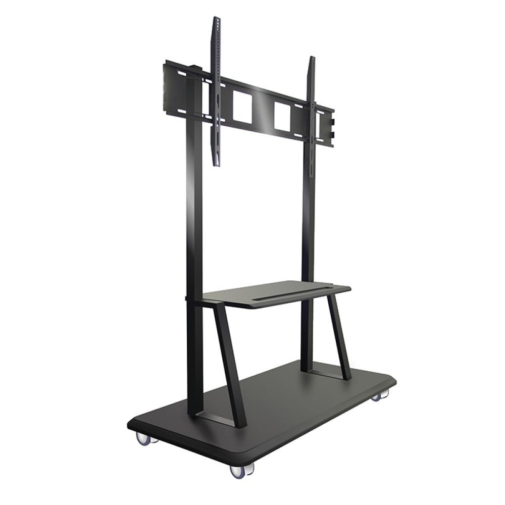 TECHLY Techly ICA-TR31 Supporto TV mobile 55-120" fino a 150kg regolabile con 2 ripiani - ACCESSORI ED ELEMENTI PER APPARECCHIATURA AUDIO | TecnoCARE.net Sabaudia, Latina, Terracina, San Felice Circeo e Pontinia
