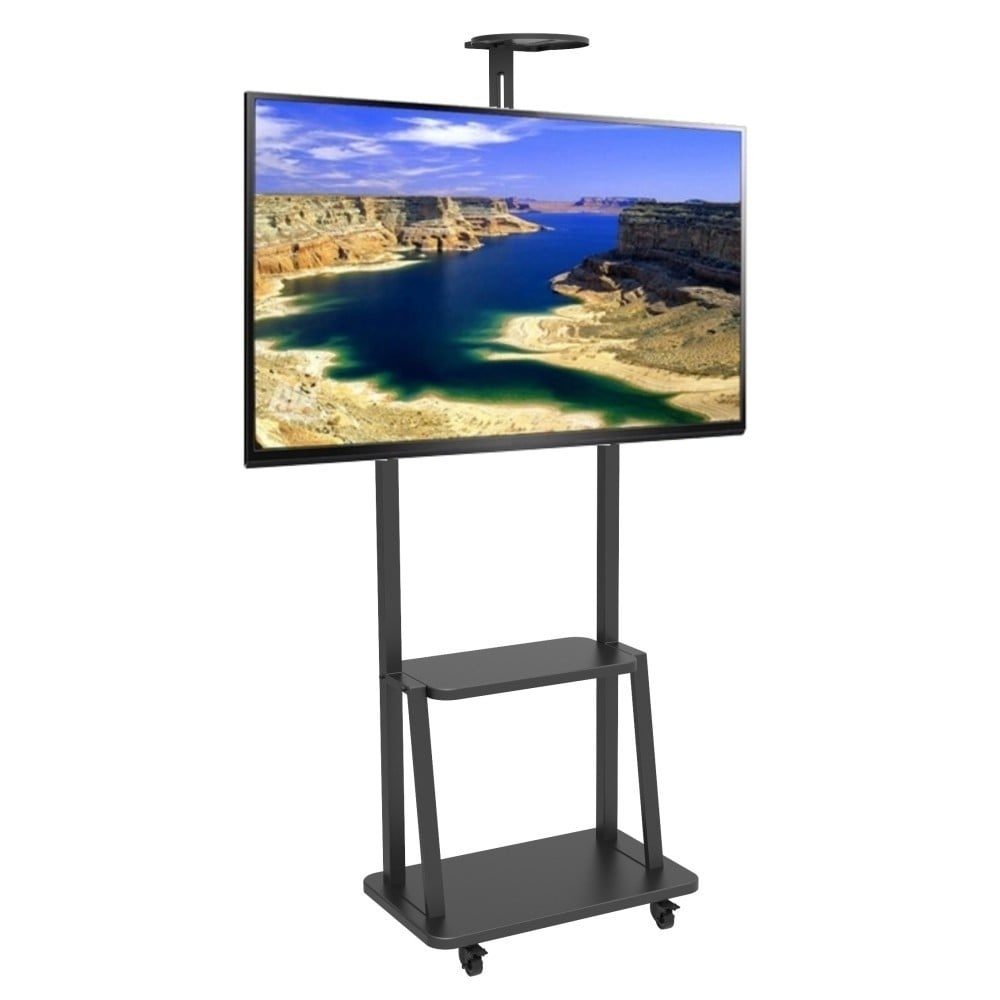 TECHLY Techly ICA-TR33 Supporto TV mobile 32-70" fino a 60kg regolabile con 2 ripiani - ACCESSORI ED ELEMENTI PER APPARECCHIATURA AUDIO | TecnoCARE.net Sabaudia, Latina, Terracina, San Felice Circeo e Pontinia