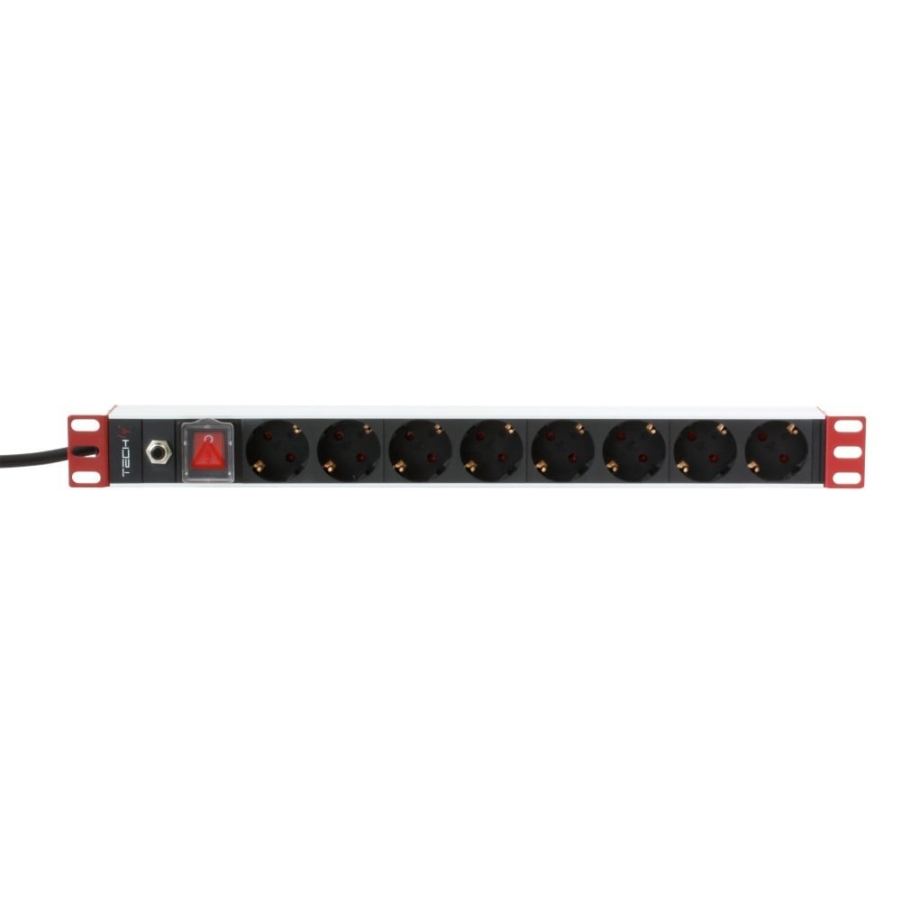 TECHLY Techly I-CASE STRIP-61UDIT Barra di alimentazione 19" 1U X8 - prese Schuko - COMPONENTI | TecnoCARE.net Sabaudia, Latina, Terracina, San Felice Circeo e Pontinia