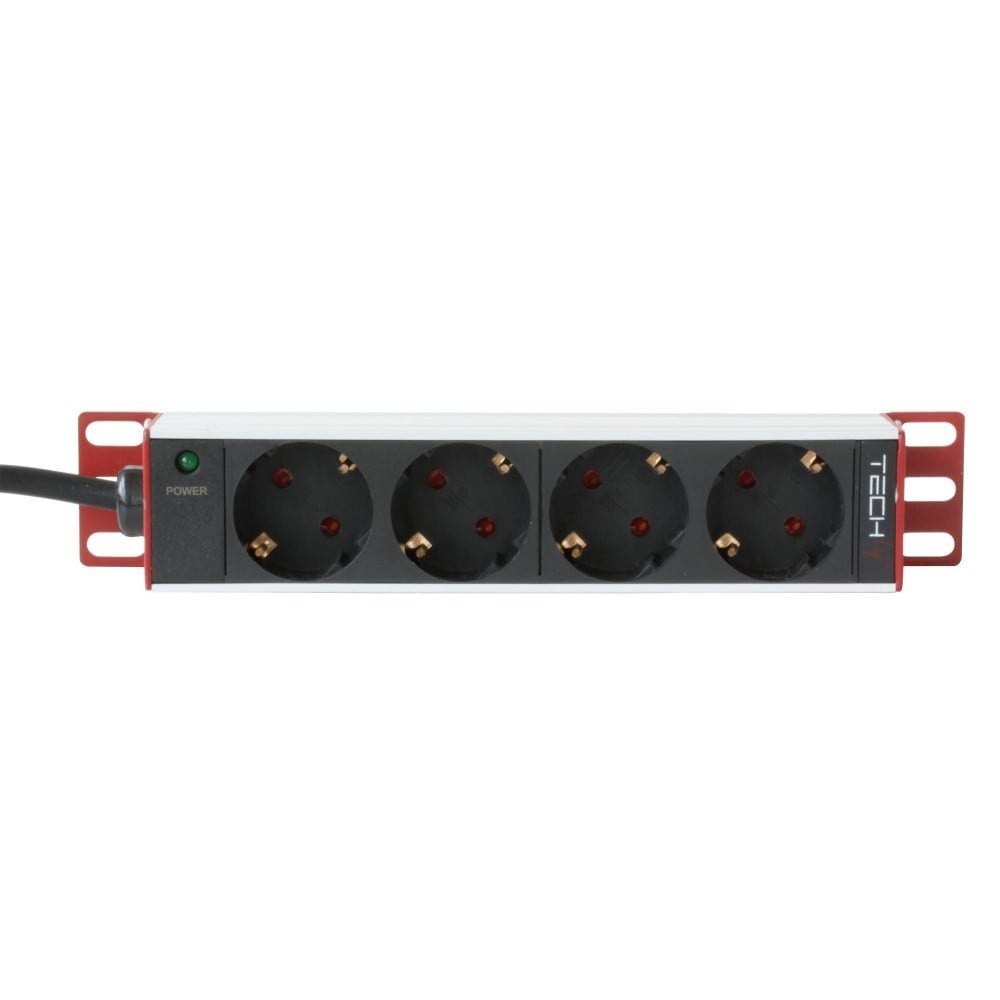 TECHLY Techly I-CASE M10-4ITY Barra di alimentazione 10' 1U X4 - prese Schuko - COMPONENTI | TecnoCARE.net Sabaudia, Latina, Terracina, San Felice Circeo e Pontinia