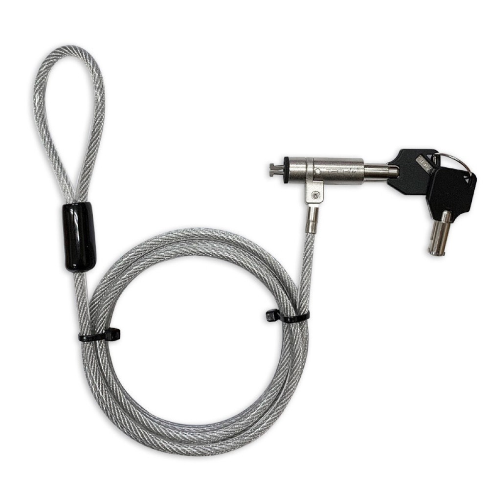 TECHLY Techly IQ-LOK-15-K Cavo di Sicurezza per Laptop Nano Slot Chiave 1.8m - ACCESSO E CONTROLLO | TecnoCARE.net Sabaudia, Latina, Terracina, San Felice Circeo e Pontinia