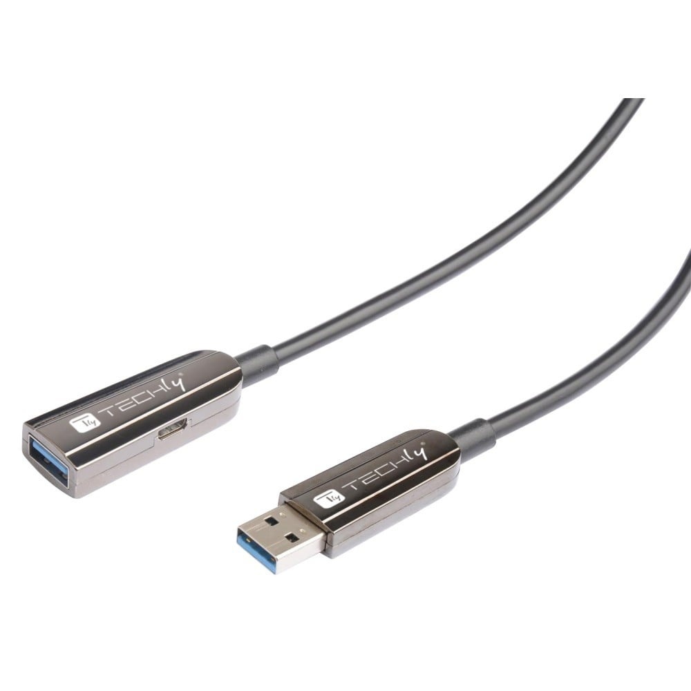 TECHLY Techly ICOC U3AMF-HY-020 Cavo di estensione ottico USB 3.0 USB-A Maschio a USB-A Femmina 20m - CAVI PER COMPUTER E PERIFERICHE | TecnoCARE.net Sabaudia, Latina, Terracina, San Felice Circeo e Pontinia