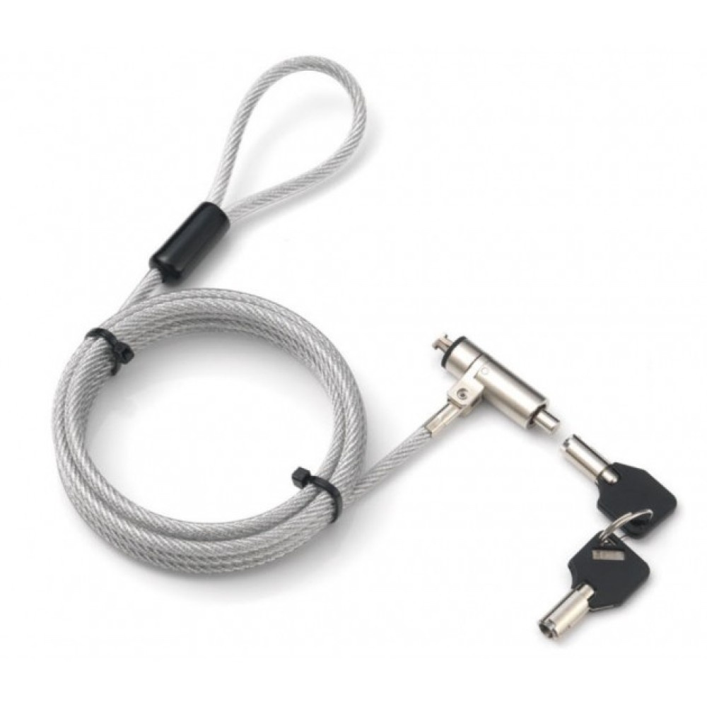TECHLY Techly IQ-LOK-13-KT Cavo di Sicurezza per Laptop Wedge-Lock con Chiave 1.8m - ACCESSO E CONTROLLO | TecnoCARE.net Sabaudia, Latina, Terracina, San Felice Circeo e Pontinia