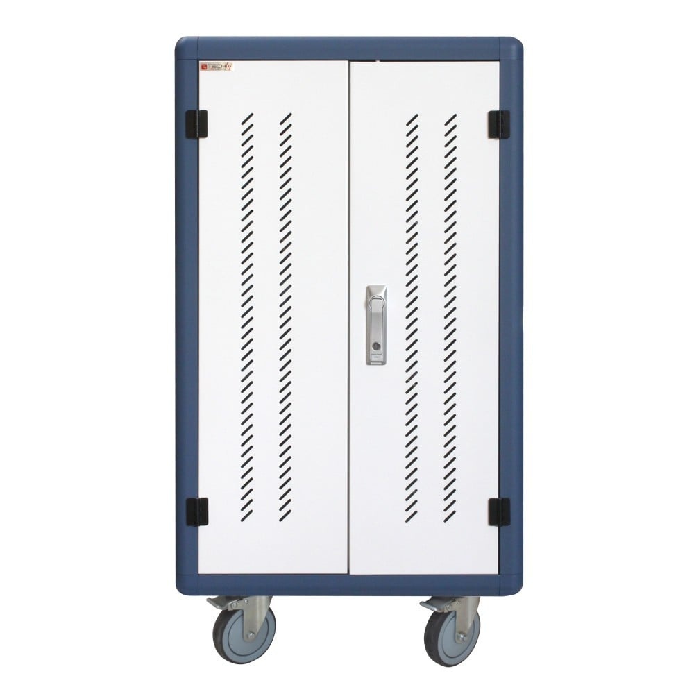 TECHLY Techly I-CABINET-30DUTY Armadietto di ricarica per 30 tablet 30 porte USB 5V 30 prese AC - BATTERIE E ALIMENTATORI | TecnoCARE.net Sabaudia, Latina, Terracina, San Felice Circeo e Pontinia