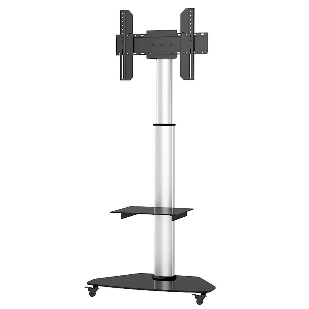 TECHLY Techly ICA-TR3SL Supporto TV mobile 37-70" fino a 40kg regolabile con 2 ripiani - ACCESSORI ED ELEMENTI PER APPARECCHIATURA AUDIO | TecnoCARE.net Sabaudia, Latina, Terracina, San Felice Circeo e Pontinia